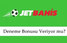 Jetbahis Deneme Bonusu Veriyor mu