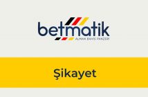 Betmatik Şikayet
